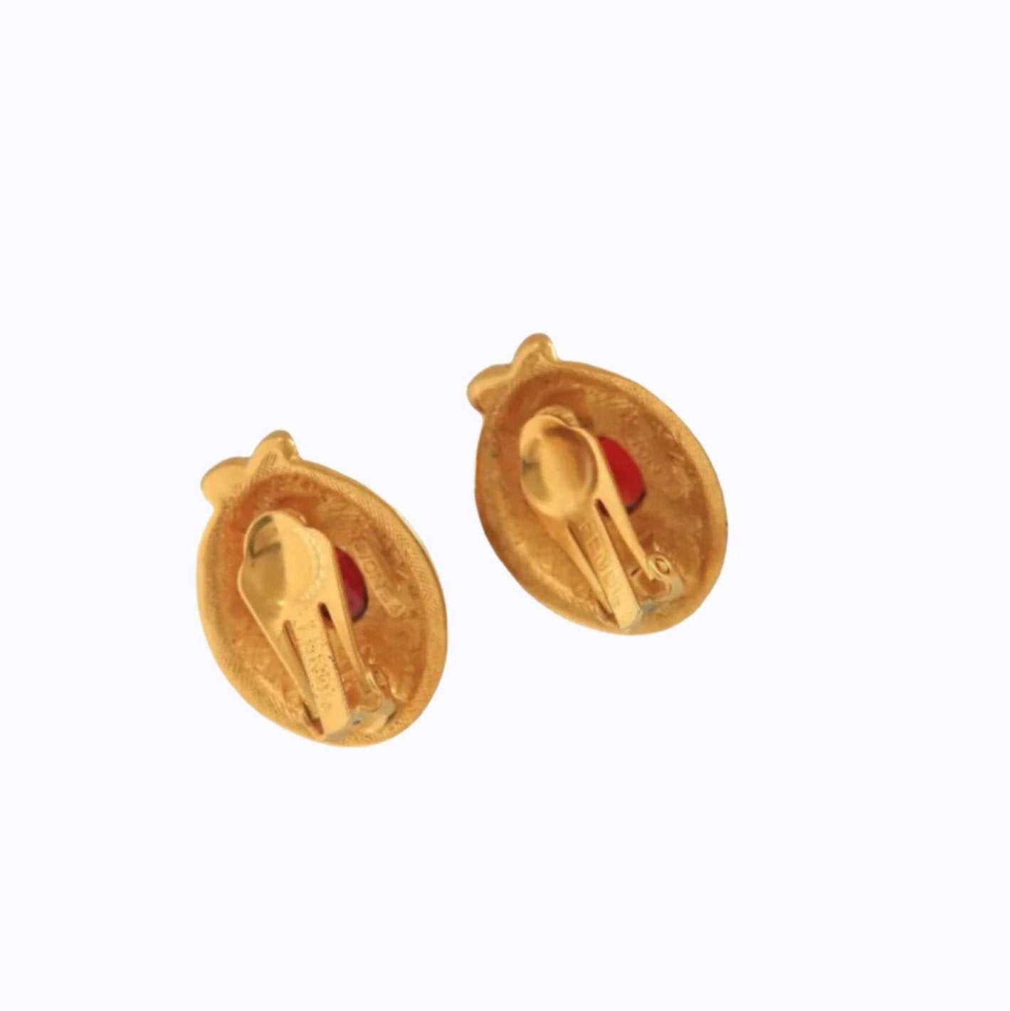 Vintage Fendi Clip-On Earrings