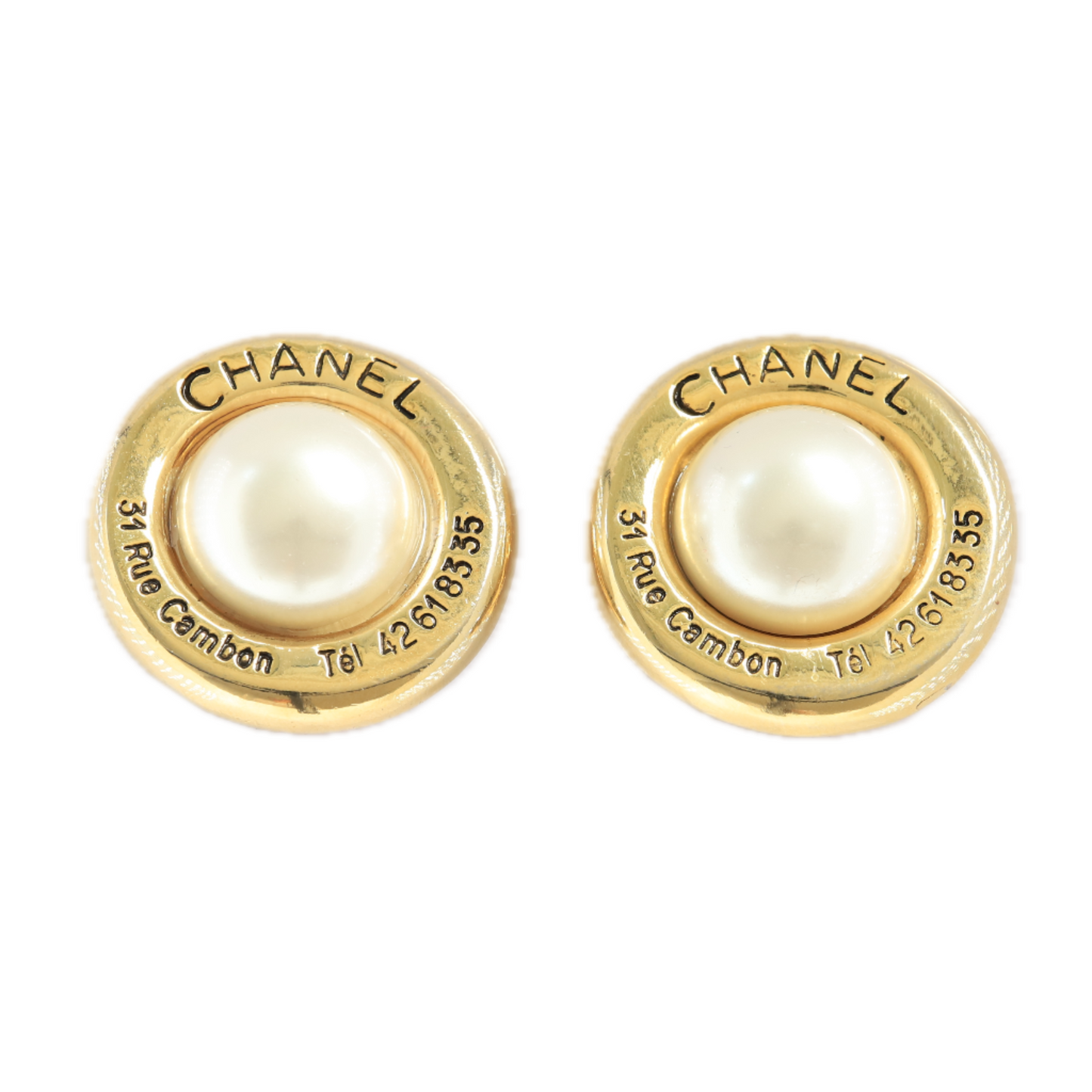 Vintage Chanel Clip-On Earrings