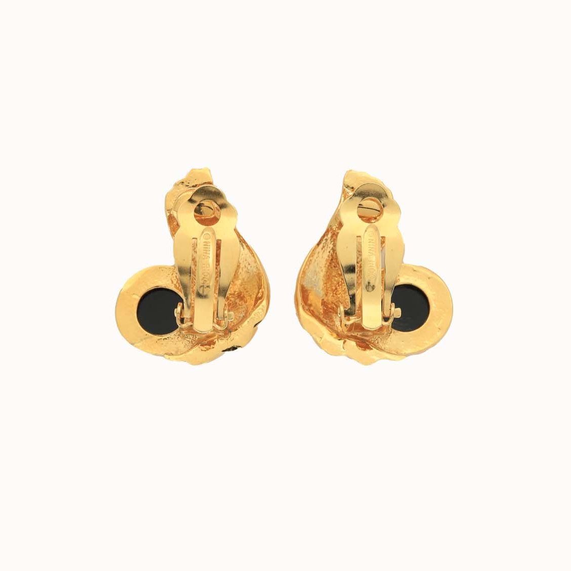 Vintage Nina Ricci Clip-On Earrings