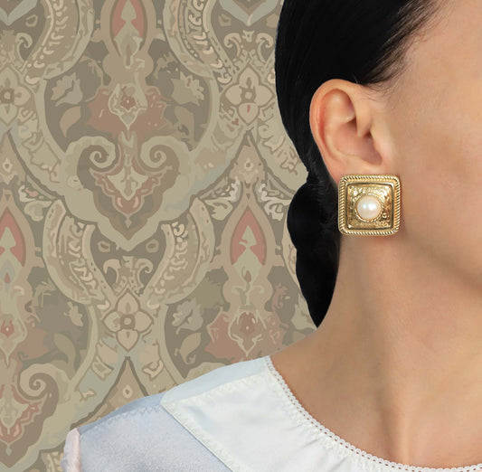 Vintage Givenchy Clip-On Earrings